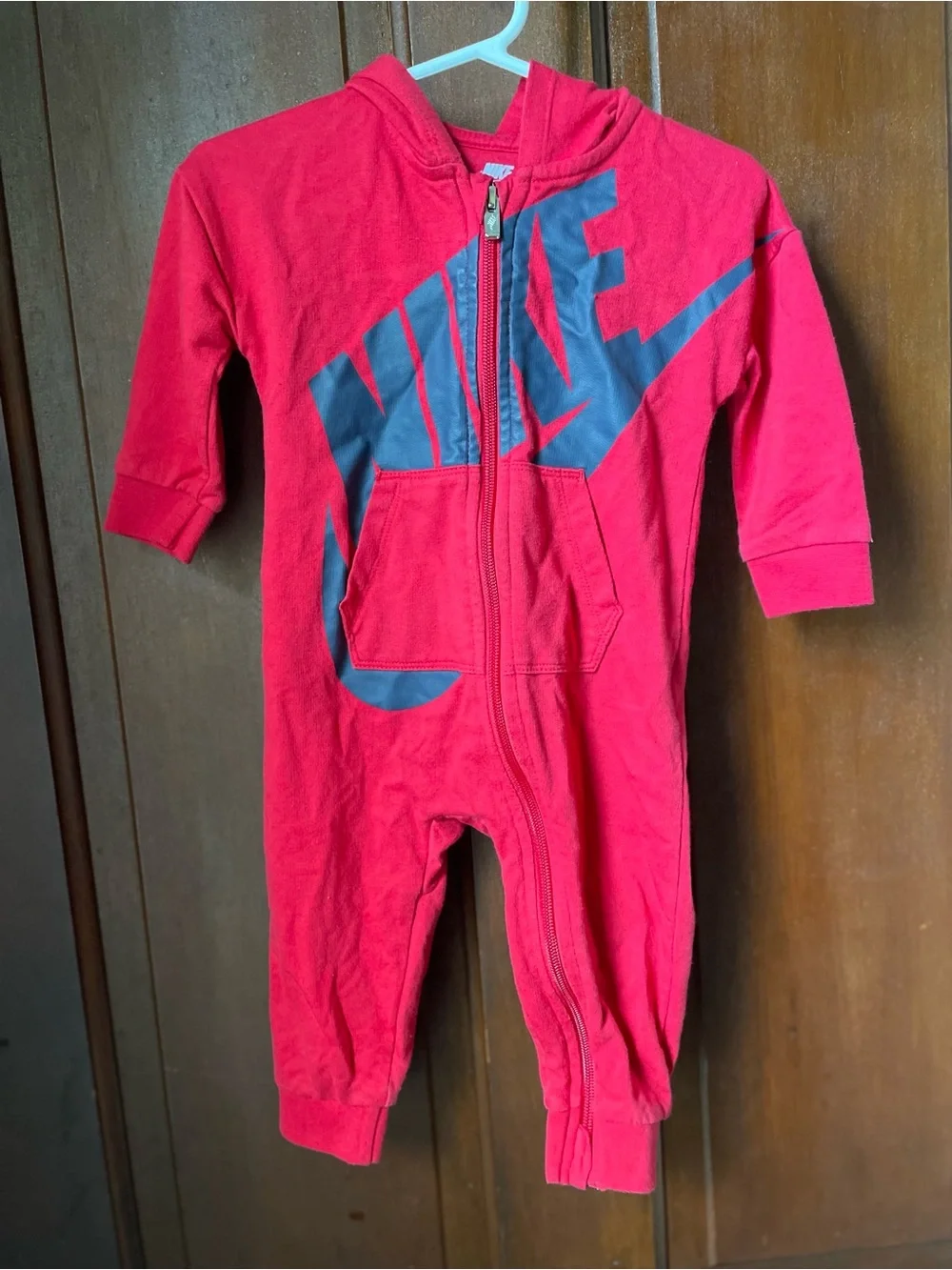 Nike baby size 12 month red one piece outfit